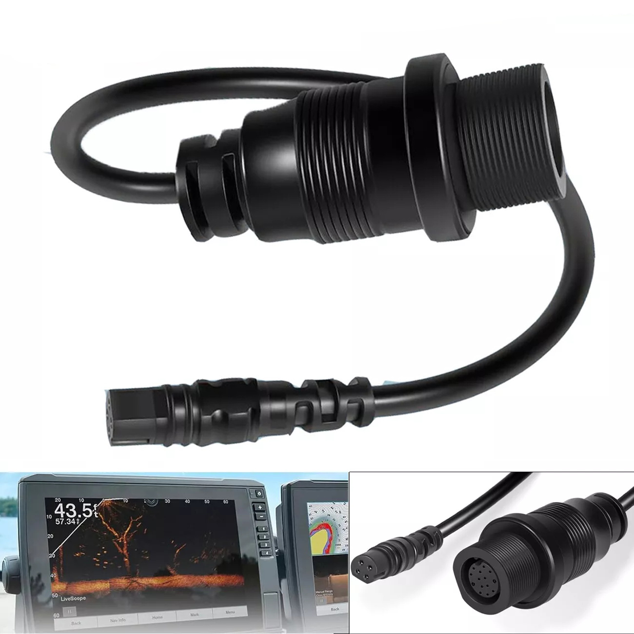 Fish Finder - 1852081 Cabo adaptador MKR-DSC-12 de 4