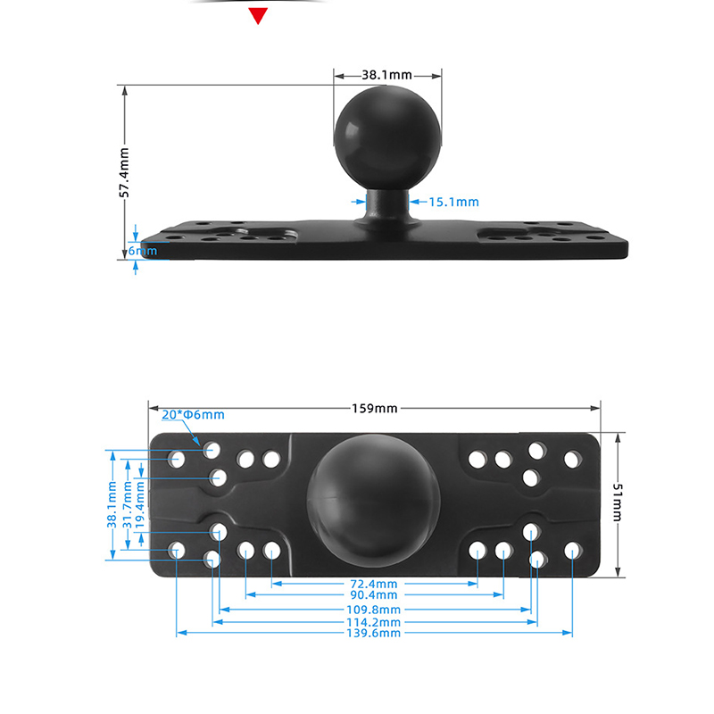 Suporte de 1,5 polegadas para  - Fish Finder Gps avaliação e preço