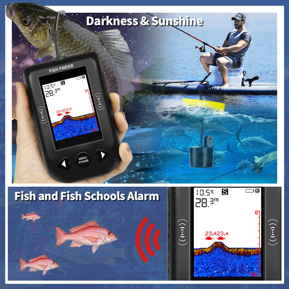 Sonda de Pesca Portátil Erchan - Fishing Depth Finder avaliação e preço