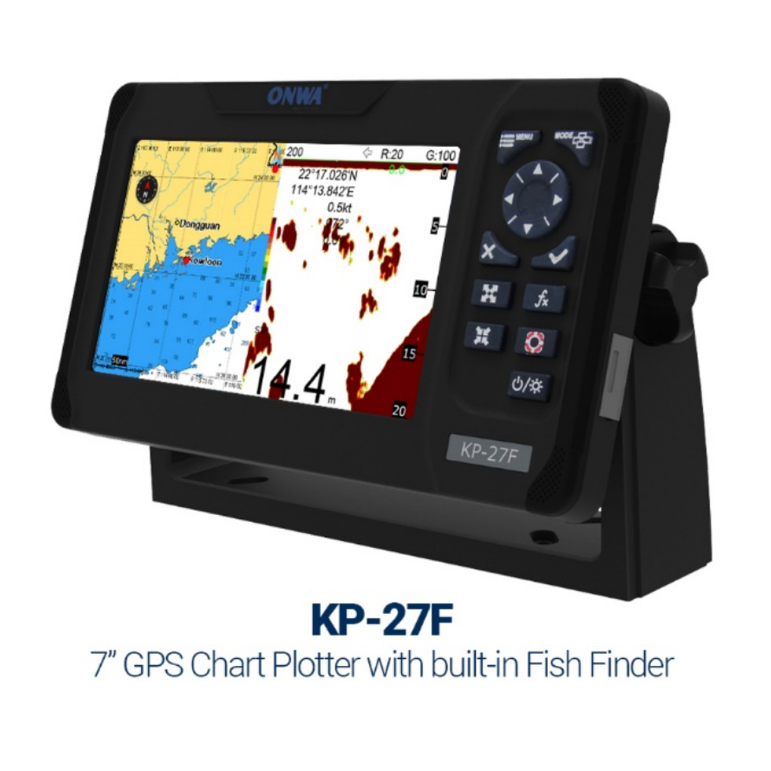 Onwa KP-27F 7 polegadas marinh - Fish Finder Transducer avaliação e preço